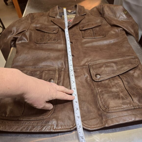 MATCHLESS Fulham Explorer-style Leather Jacket. Men's SM - Picture 11 of 16
